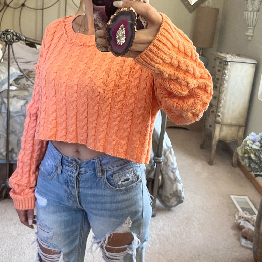 NWT Cropped sweater